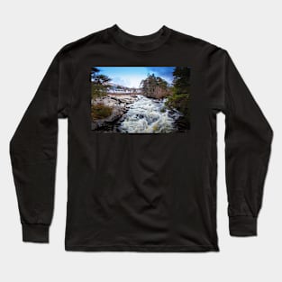 The Village of Killin and the Falls of Dochart Long Sleeve T-Shirt